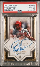 2023 Topps Five Star Autographs Barry Larkin #FSABL PSA 10