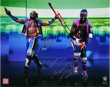 Kofi Kingston and Xavier Woods WWE Autographed 16