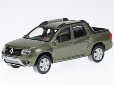 Renault Duster Oroch Pick-Up 2015 green metallic diecast model car Norev 1:43
