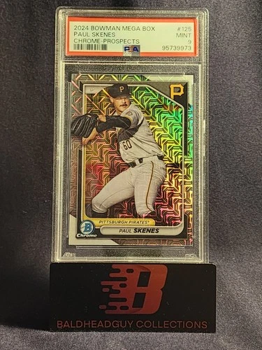 2024 Bowman Mega Box Paul Skenes Chrome Prospects #125 PSA 9