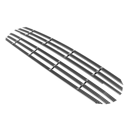 APS Chrome Billet Grille Insert For Nissan Pickup 1986-1997 - Aluminum, Horizontal Channel Design