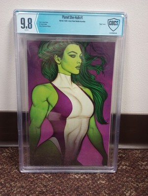 Planet She-Hulk #1 Jenny Frison Cover Marvel Comics Graded Slab CBCS 9.8