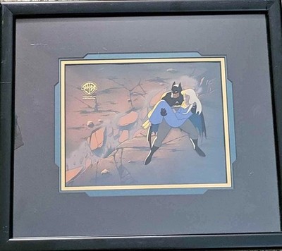 Warner Bros Batman & Mr. Freeze Original Production Cel   Subzero