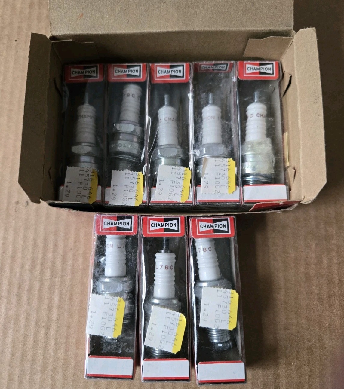 8 Champion Motorcycle Spark Plugs L78A
