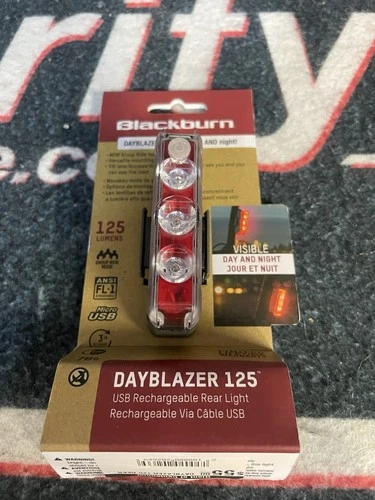 Blackburn LED Bike Rear Light Dayblazer 125 Rear Bicycle Tail Light 7097042