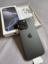 Apple iPhone 16 Pro Black, 128GB, Unlocked 93% Battery Health (Excellent)
