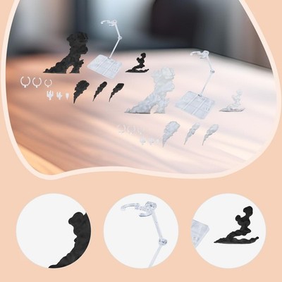 Actionfigurenständer, Figurenmodell Präsentationsständer, mit Raucheffekten, stabil stabil