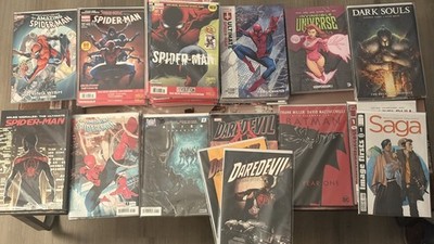 Comic Sammlung, Spider-Man, Batman, Daredevil, Invincible, Dark Souls