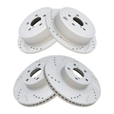 Front & Rear Disc Brake Rotor Set for Subaru Impreza WRX, Forester ...