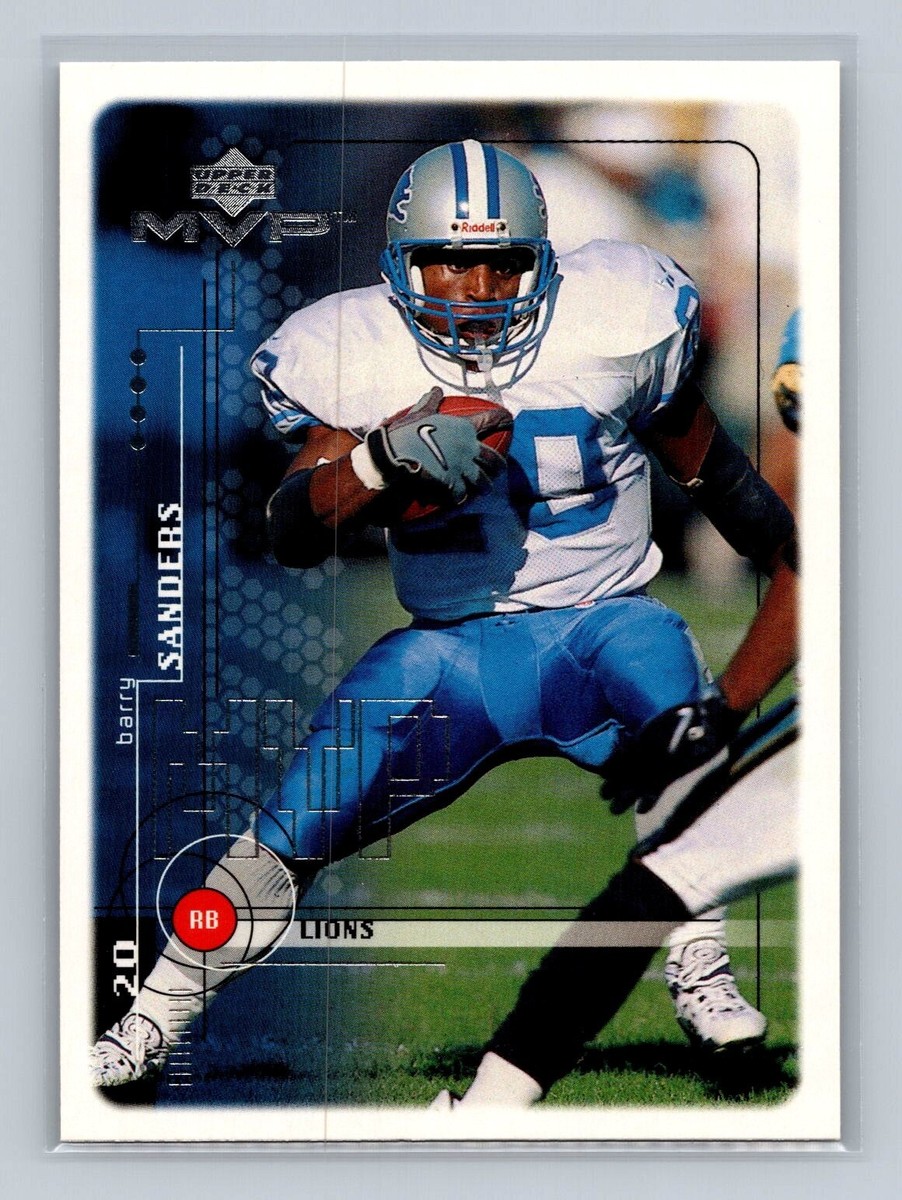 1999 Upper Deck MVP #65 Barry Sanders Detroit Lions Football Card