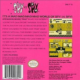 Spy vs. Spy -- Operation: Boobytrap (Nintendo Game Boy, 1992)