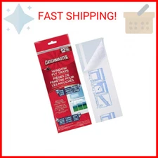 Catchmaster Window Fly Traps 12-Pack, Fruit Fly Traps for Indoors, Disposable Bu