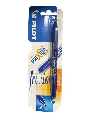 Pilot Frixion Rollerball Pen - Blue M 0.7mm Roller Remove By Friction - Picture 4 of 5