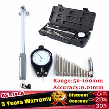 Dial Bore Gauge Engine Cylinder Gage Indicator Measuring Micrometer Tool 0.01mm