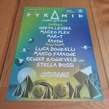 PYRAMID @ AMNESIA IBIZA 2023 - IBIZA CLUB POSTERS - DJ TECHNO HOUSE MUSIC