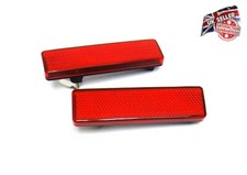 Red Lens Rear Bumper Reflector Light Left Right For Vauxhall Opel Vivaro Movano