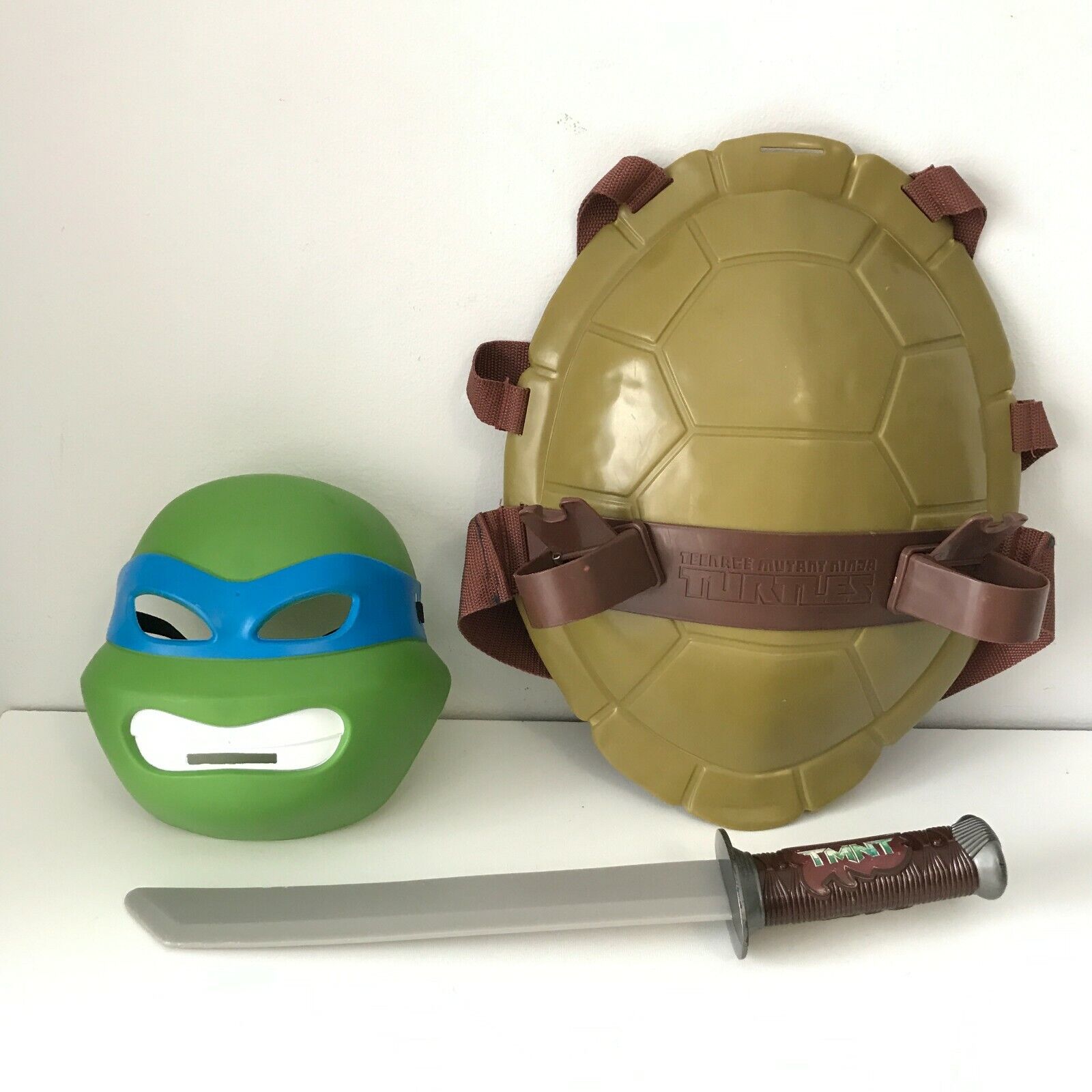 TMNT Turtle Shell Backpack with Masks & Weapons