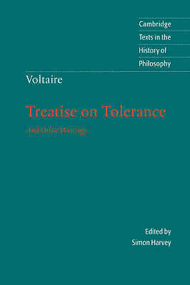 Voltaire: Treatise on Tolerance Voltaire Masters Harvey Paperback 9780521649698