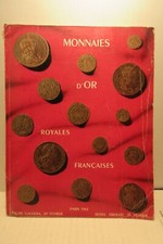 Monnaies D'Or Royales Francaises Paris 1962 French Coin Sale Auction Catalog