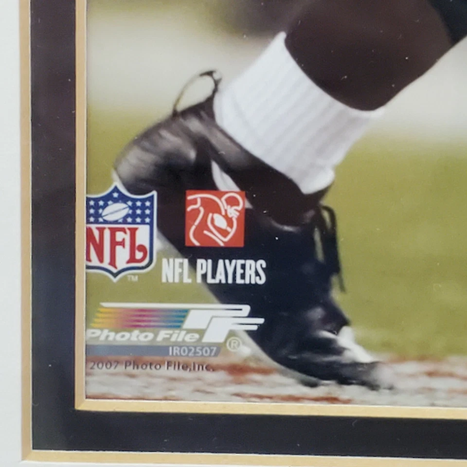 Foto emoldurada usada Willis McGahee Baltimore Ravens NFL - Imagem 4 de 4