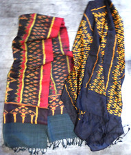 Scarves Wraps Pashmina Scarf Multi-Color Woven Boho Ethnic Tribal Ethnic Lot 70"
