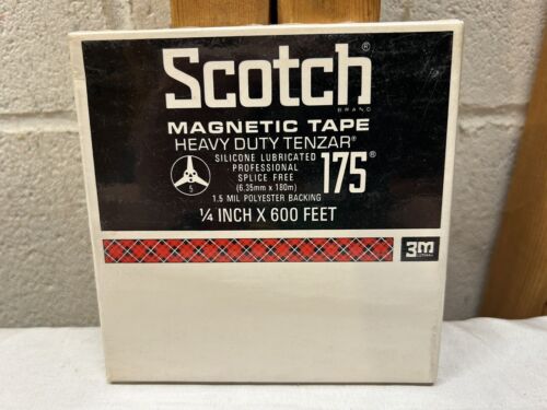 Vintage SCOTCH Magnetic Tape 175~1/4" x 600 Ft.~New & Sealed - Picture 1 of 2
