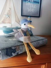 MÖWE HANDARBEIT GEHÄKELT WEICH KINDERZIMMER KINDERZIMMER DEKOR BOHO