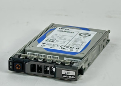 100% Dell 8C38W 400GB SAS 6G 2.5 MLC MU Mixed Use Solid State Drive SSD + Tray