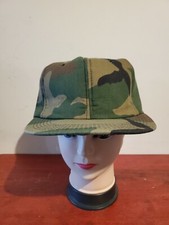 CAT Hat Caterpillar Snapback Trucker Cap Camouflage Camo Vintage Tonkin USA Made