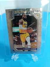 2021-22 Panini NBA Donruss Elite LeBron James Primary Colors Insert #2 Lakers