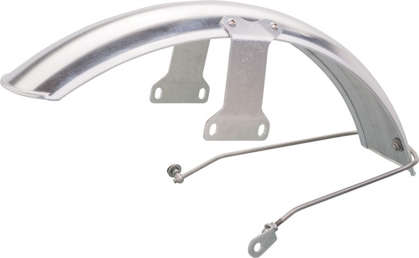 "SR500 Kedo 19\" Alu-KotflüGel 'Long' Blank, Alu-Halter GebüRstet, Scheibe Rechts"-image