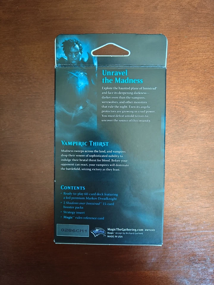 Shadows over Innistrad VAMPIRIC THIRST Intro Deck MTG Magic Factory Sealed - Image 3 of 3