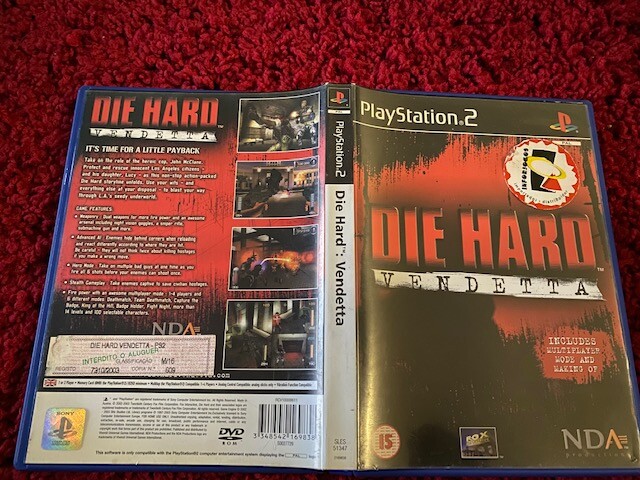 Die Hard Vendetta Sony PlayStation 2 PS2 PAL European English CIB