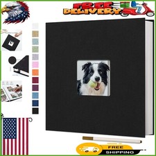 Luxury Large Self-Adhesive Photo Album with Linen Cover   40 Pages for Memories