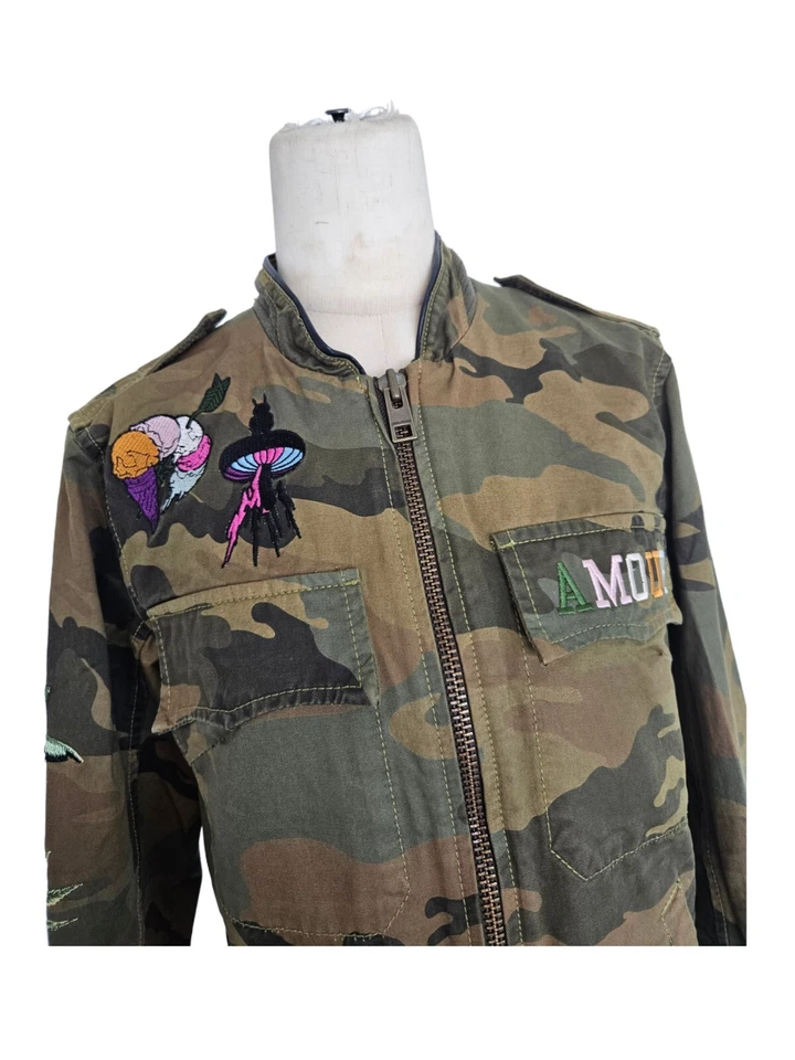 Zadig & Voltaire Camouflage Patches Jacket - Image 2 of 4