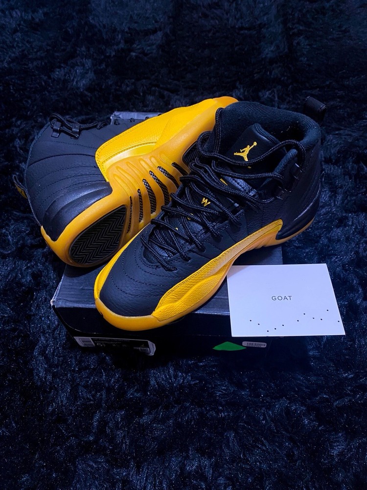 Air Jordan 12 Retro GS Black/University Gold