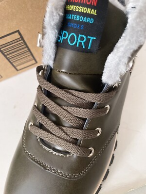 MIANXIE Professional Skateboard Sport Shoes Top Boots Fur Lined EU 43 US 9/9.5 MIANXIE Professional Skateboard Sport Shoes Top Boots Fur  main image 4