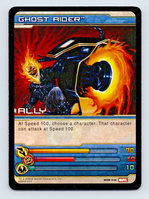 2008 CCG TCG Marvel Ultimate Battles #MUB - 36 Ghost Rider Ally Trading Card