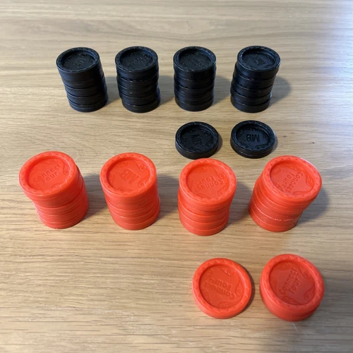 Vintage 1998 Milton Bradley Hasbro CONNECT FOUR Pieces ONLY Complete