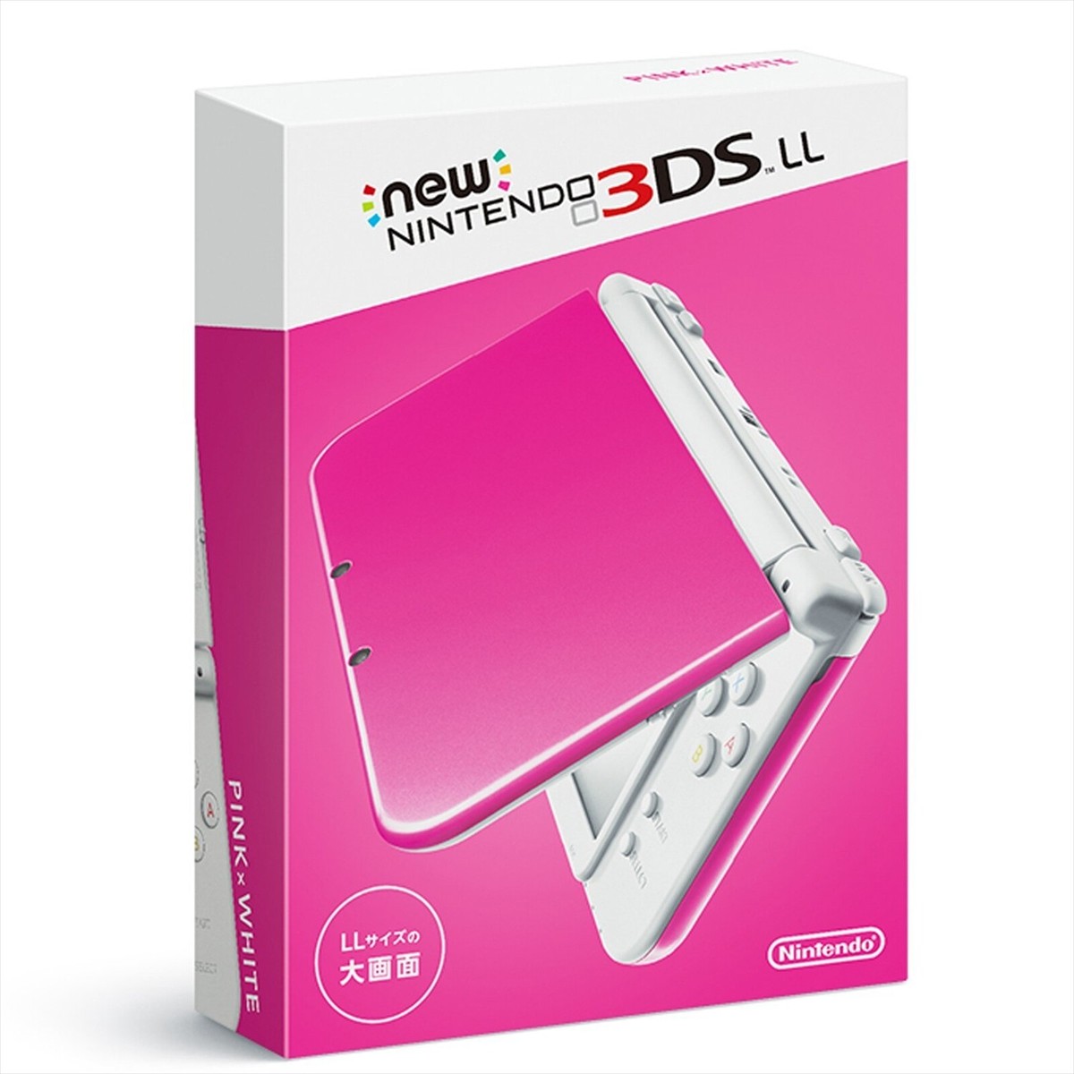 Nintendo 3DS LL XL Pink White Console System Japan Version Nintendo 3DS LL XL Pink White Console System Japan Version