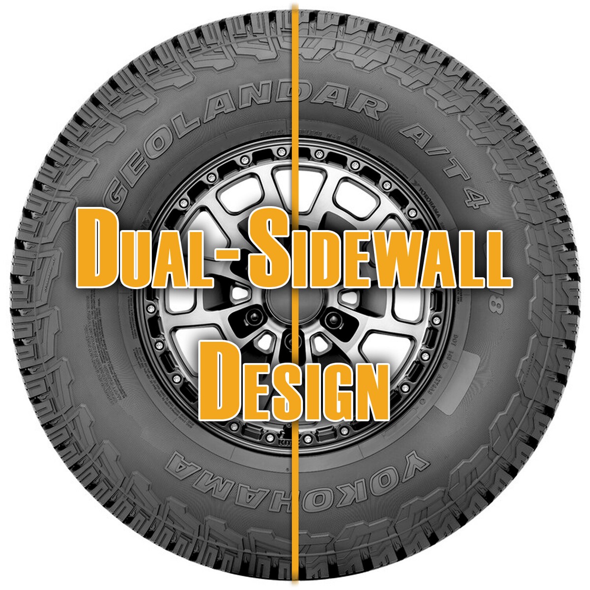 Tire LT 265/60R18 Yokohama Geolandar A/T4 G018 AT A/T All Terrain