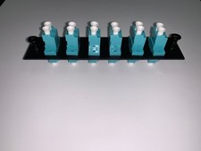 Fiber Optic LCUPC OM3 12 Port Adapter Panel Strip LC Duplex - LGX Fiber Panel