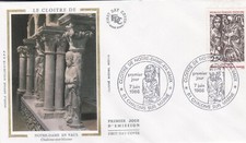 FRANCE 1986 FDC CLOITRE DE NOTRE DAME EN VAUX YT 2404