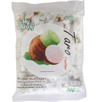 My Chewy Milk Fruit Soft Candy Sweet Taro Flavour Good Taste Big Pack 100 Stück
