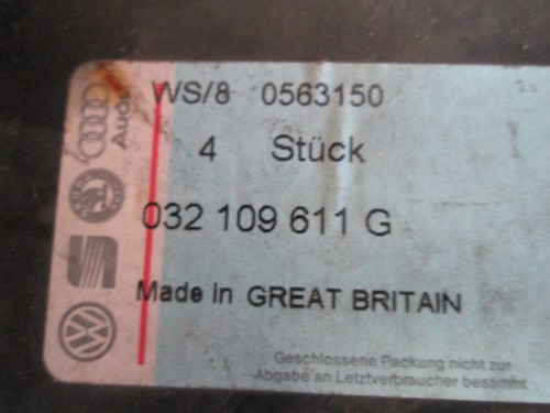 032109611G Exhaust Valve VW Golf Mk3 Polo Caddy New Genuine - Picture 2 of 2