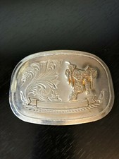 Saddle Belt Buckle Different Shape Silver Tone