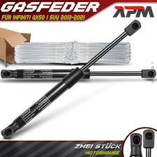2x Gasfeder Motorhaube Dämpfer 347mm 300N für Infiniti QX50 I SUV 2013-2021