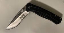 NWTF Large Single Plain Edge Folding Linerlock Pocket Knife