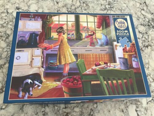 Apple Pie Kitchen 500pc Jigsaw Puzzle By Cobble Hill New Open Box  - Afbeelding 1 van 5