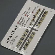 20Packs Split Orthodontics Dental Standard Roth Brackets Braces 022 Slot 3 Hooks